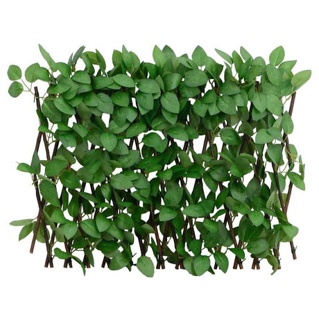 Vidaxx kunstig efeuplante på espalier 5 stk udtrækbar 180x30 cm grøn