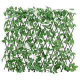 Vidaxx kunstig efeuplante på udvideligt espalier 186x30 cm grøn