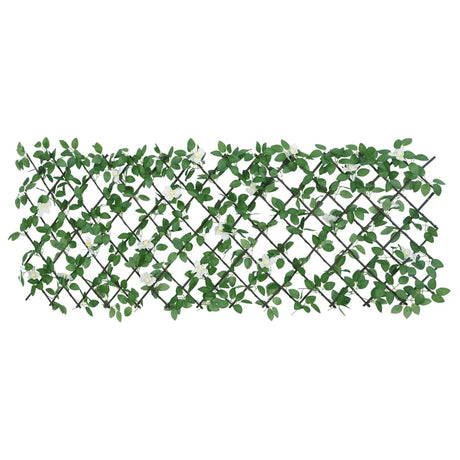 Vidaxx kunstig efeuplante på udvideligt espalier 186x30 cm grøn