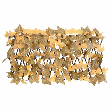 Vidaxx kunstig plante ahornblad espalier 5 stk udtrækbar 180x30 cm orange