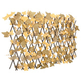 Vidaxx kunstig plante ahornblad på espalier kan forlænges 180x60 cm orange