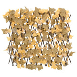 Vidaxx kunstig plante ahornblad på espalier kan forlænges 180x60 cm orange
