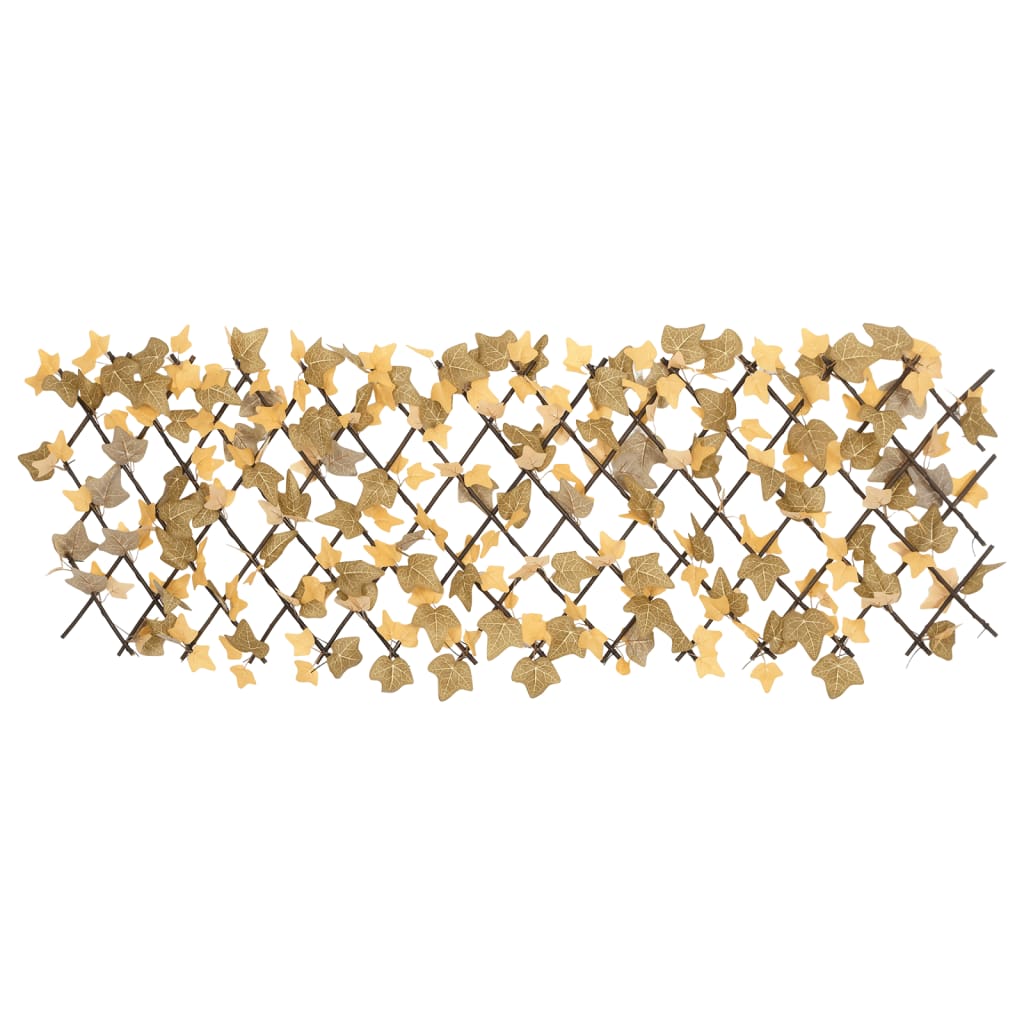 Vidaxx kunstig plante ahornblad på espalier kan forlænges 180x60 cm orange