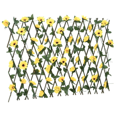 Vidaxx kunstig efeuplante på espalier forlænges 180x60 cm gul
