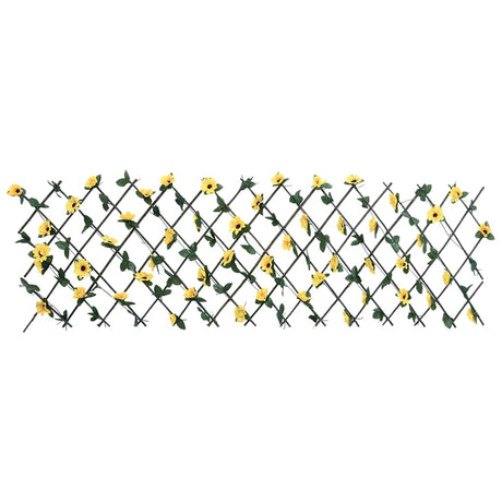 Vidaxx kunstig efeuplante på espalier forlænges 180x60 cm gul