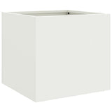 Vidaxx plantekasse 32x30x29 cm stål hvid