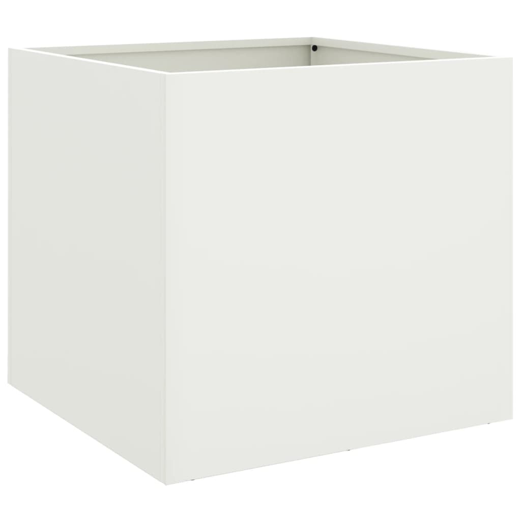 Vidaxx plantekasse 42x40x39 cm stål hvid