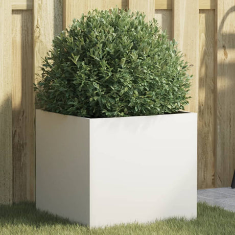 Vidaxx plantekasse 42x40x39 cm stål hvid