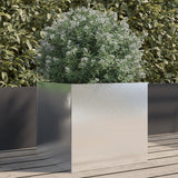 Vidaxx plantekasse 42x40x39 cm rustfrit stål sølvfarvet