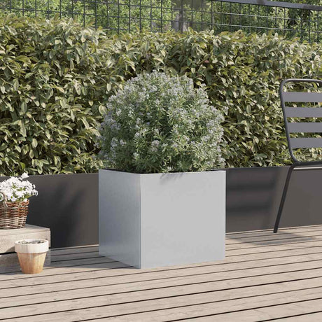 Vidaxx plantekasse 42x40x39 cm galvaniseret stål sølvfarvet