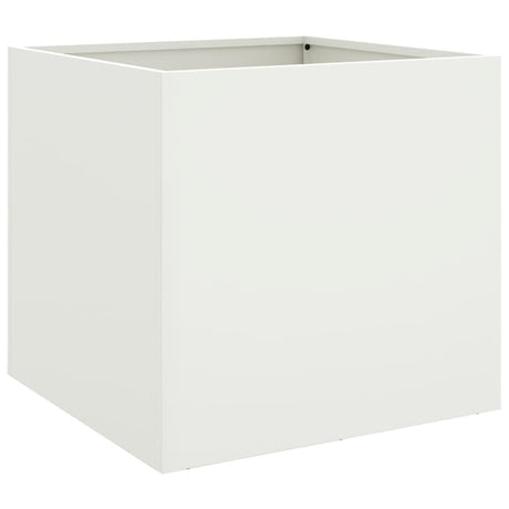 Vidaxx plantekasse 49x47x46 cm stål hvid