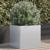 Vidaxx plantekasse 49x47x46 cm galvaniseret stål sølvfarvet