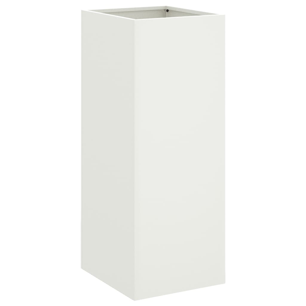 Vidaxx plantekasse 32x29x75 cm stål hvid