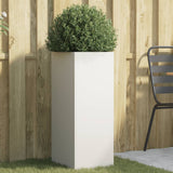 Vidaxx plantekasse 32x29x75 cm stål hvid