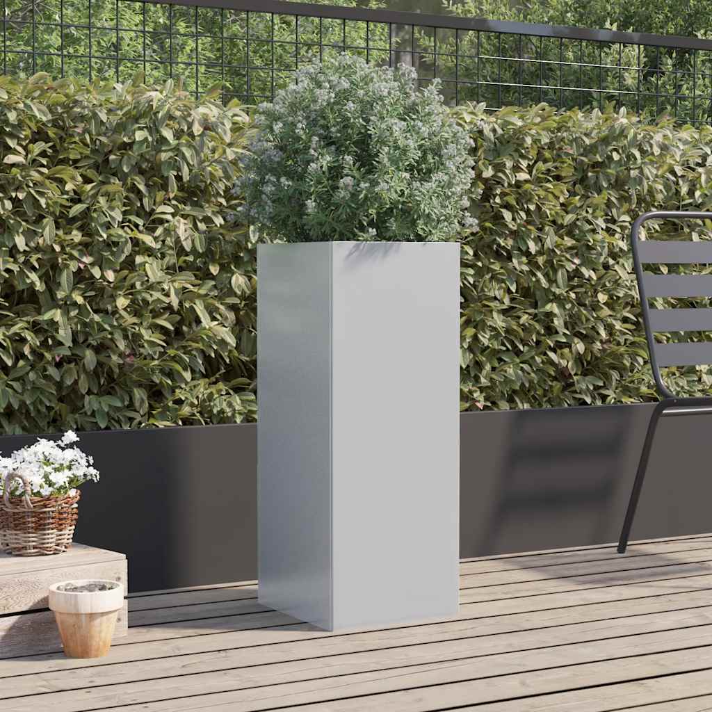 Vidaxx plantekasse 32x29x75 cm galvaniseret stål sølvfarvet