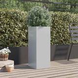 Vidaxx plantekasse 32x29x75 cm galvaniseret stål sølvfarvet