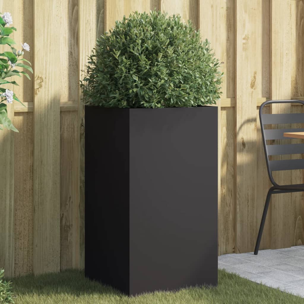 Vidaxx plantekasse 42x38x75 cm stål sort