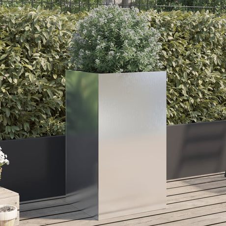 Vidaxx plantekasse 42x38x75 cm rustfrit stål sølvfarvet