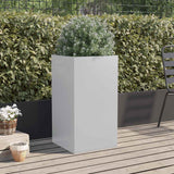 Vidaxx plantekasse 42x38x75 cm galvaniseret stål sølvfarvet