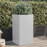 Vidaxx plantekasse 42x38x75 cm galvaniseret stål sølvfarvet