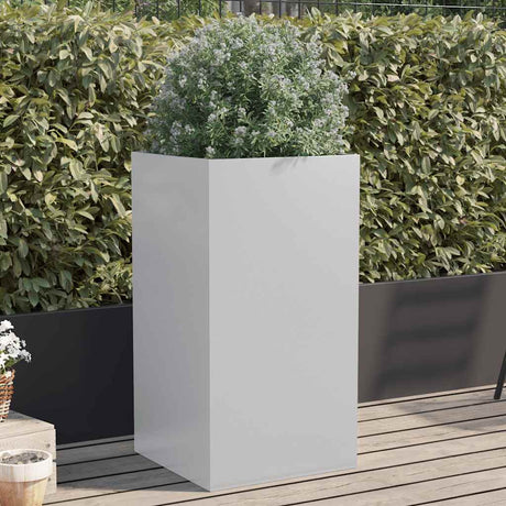 Vidaxx plantekasse 42x38x75 cm galvaniseret stål sølvfarvet