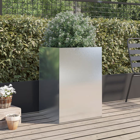 Vidaxx plantekasse 52x48x75 cm rustfrit stål sølvfarvet