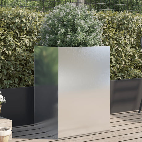 Vidaxx plantekasse 52x48x75 cm rustfrit stål sølvfarvet