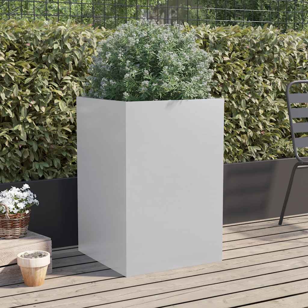 Vidaxx plantekasse 52x48x75 cm galvaniseret stål sølvfarvet
