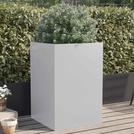Vidaxx plantekasse 52x48x75 cm galvaniseret stål sølvfarvet