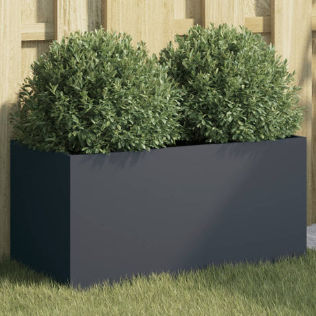 Vidaxx plantekasse 62x30x29 cm stål antracit