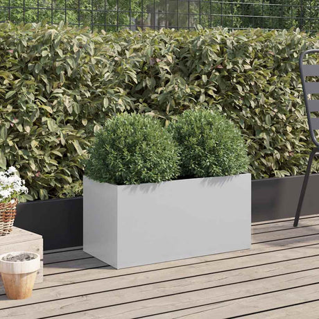Vidaxx plantekasse 62x30x29 cm galvaniseret stål sølvfarvet