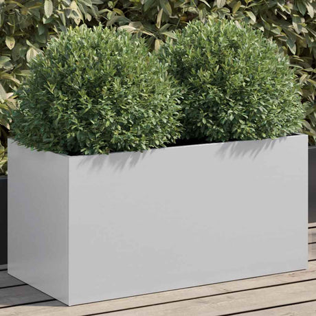 Vidaxx plantekasse 62x30x29 cm galvaniseret stål sølvfarvet