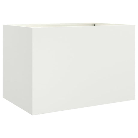 Vidaxx plantekasse 62x40x39 cm stål hvid