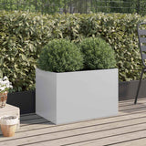 Vidaxx plantekasse 62x40x39 cm galvaniseret stål sølvfarvet