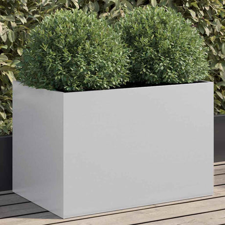 Vidaxx plantekasse 62x40x39 cm galvaniseret stål sølvfarvet