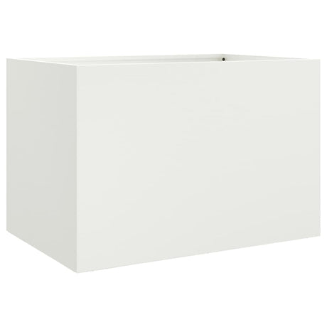 Vidaxx plantekasse 62x47x46 cm stål hvid