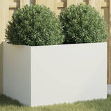 Vidaxx plantekasse 62x47x46 cm stål hvid