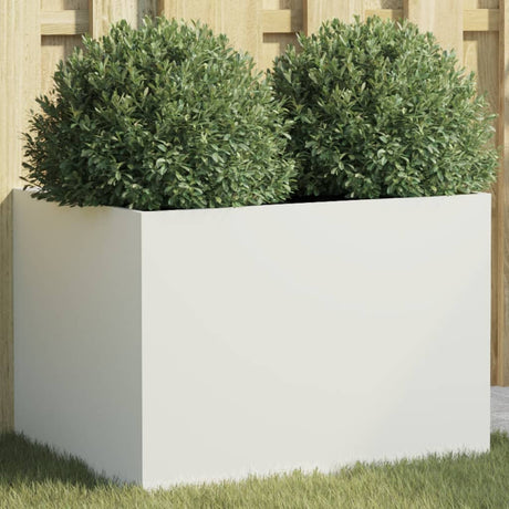 Vidaxx plantekasse 62x47x46 cm stål hvid