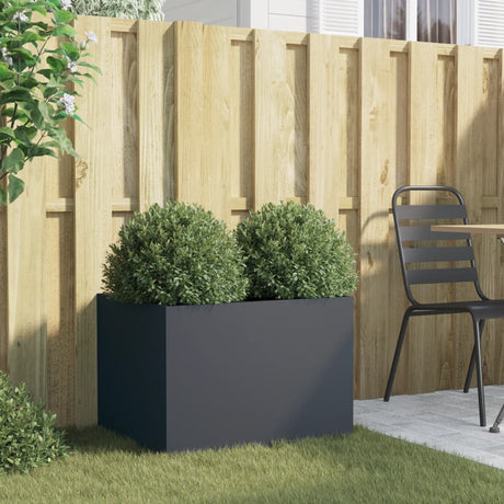 Vidaxx plantekasse 62x47x46 cm stål antracit