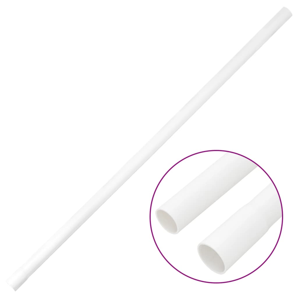 Vidaxxl kabelkanaler ø20 mm 10 m PVC