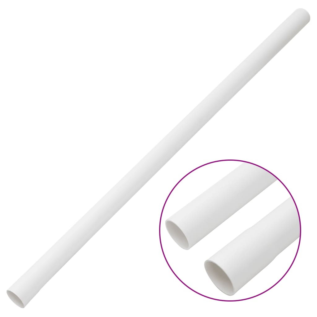 Vidaxxl kabelkanaler ø30 mm 10 m PVC