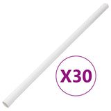 Vidaxxl kabelkanaler ø30 mm 30 m PVC