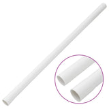 Vidaxxl kabelkanaler med klemmer ø30 mm 30 m PVC