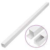 Vidaxxl kabelkanal 33x33 mm 10 m PVC