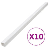 Vidaxxl kabelkanal 40x40 mm 10 m PVC