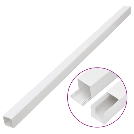 Vidaxxl kabelkanal 100x40 mm 10 m PVC