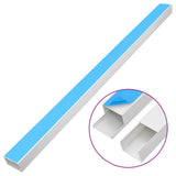 Vidaxxl kabelkanal selvklæbende 60x40 mm 10 m PVC