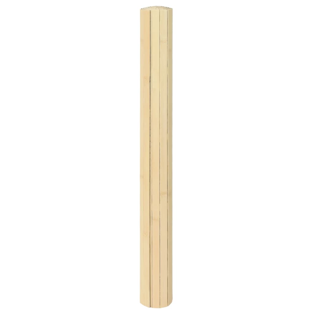 Vidaxl gulvkleed rechthoekig 60x100 cm bambus lysnaturel