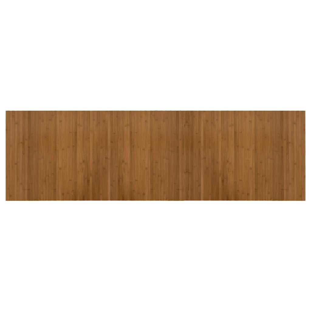 Vidaxx rektangulært tæppe 60x200 cm bambusbrunt
