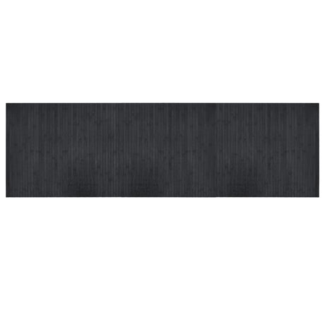 Vidaxl vloerkleed rechthoekig 60x200 cm bamboe grijs